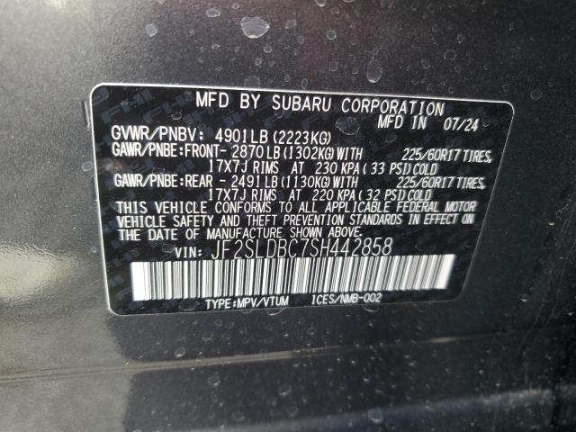 2025 SUBARU FORESTER P JF2SLDBC7SH442858