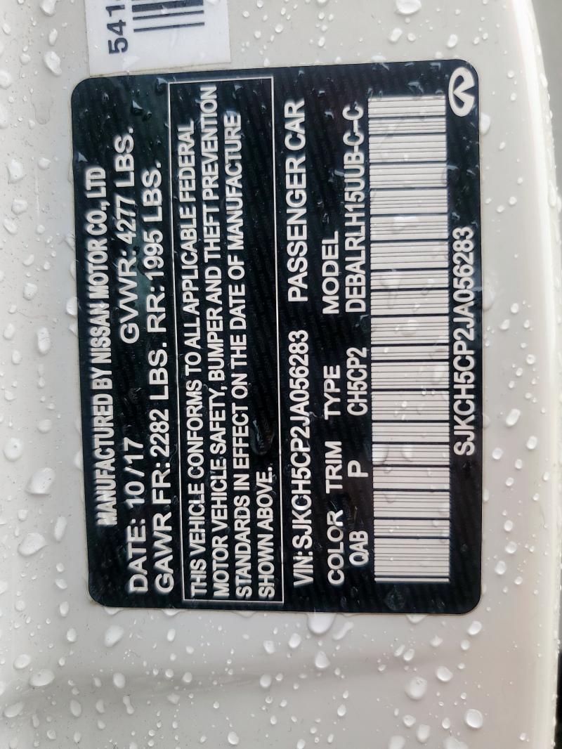 2018 INFINITI QX30 BASE SJKCH5CP2JA056283
