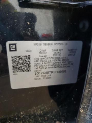 2020 CHEVROLET MALIBU RS 1G1ZG5ST8LF149001