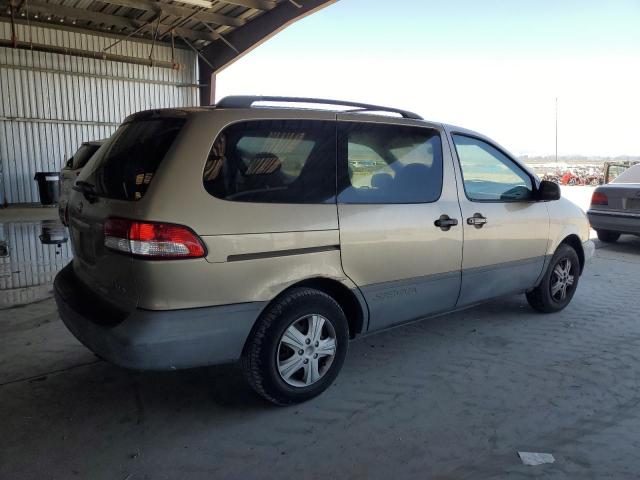 TOYOTA SIENNA LE 2001 tan  gas 4T3ZF13C21U336294 photo #4