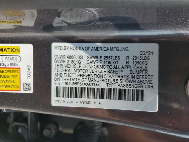 2021 ACURA TLX ADVANC 19UUB5F64MA011850