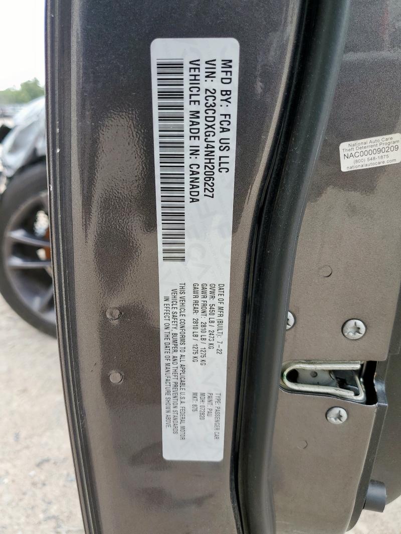 2022 DODGE CHARGER SC - 2C3CDXGJ4NH206227