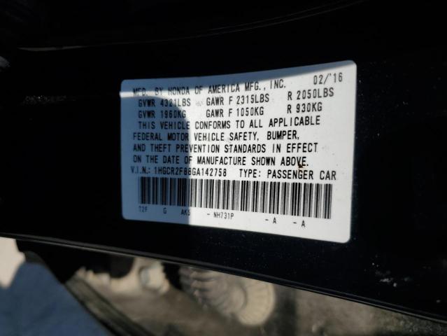 2016 HONDA ACCORD EXL 1HGCR2F88GA142758