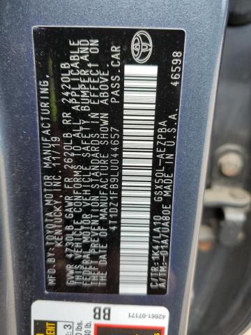 2020 TOYOTA AVALON LIM 4T1DZ1FB9LU044657