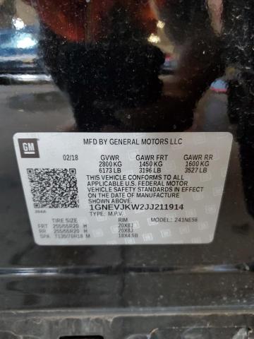 2018 CHEVROLET TRAVERSE P 1GNEVJKW2JJ211914