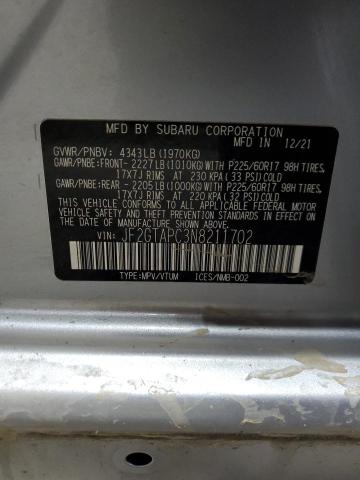 2022 SUBARU CROSSTREK JF2GTAPC3N8211702