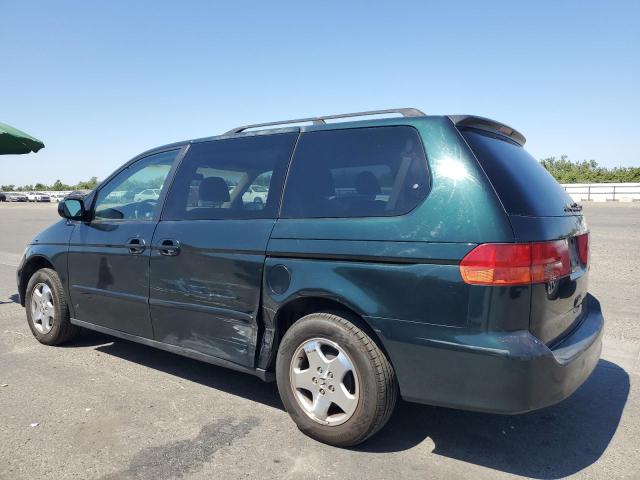 HONDA ODYSSEY EX 2001 green sports v gas 2HKRL18671H611922 photo #3