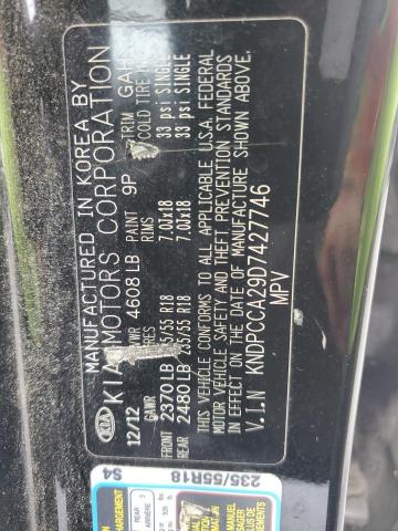 2013 KIA SPORTAGE E - KNDPCCA29D7427746