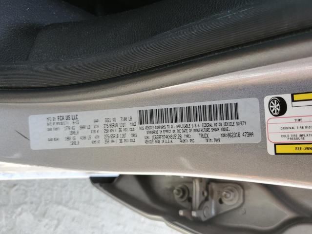 2019 RAM 1500 BIG H 1C6SRFMT4KN915128