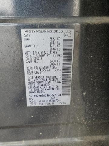 2013 NISSAN PATHFINDER - 5N1AR2MM2DC666764