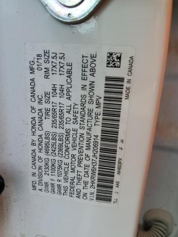 2018 HONDA CR-V LX 2HKRW6H37JH206914