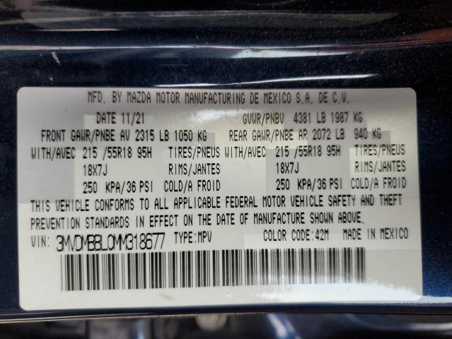 2021 MAZDA CX-30 SELE 3MVDMBBL0MM318677