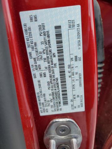 2020 FORD ESCAPE TIT 1FMCU0DZ3LUA08743