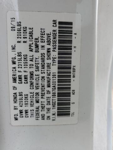 2016 HONDA ACCORD EXL - 1HGCT1B87GA001391
