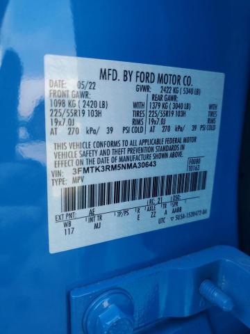 2022 FORD MUSTANG MA - 3FMTK3RM5NMA30643