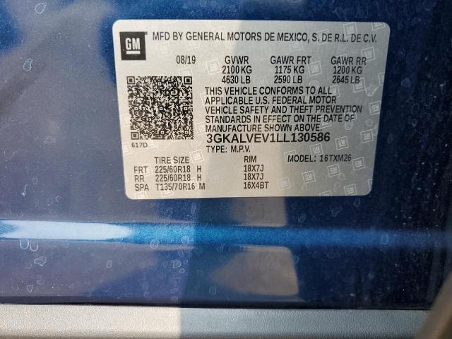 2020 GMC TERRAIN SL - 3GKALVEV1LL130586