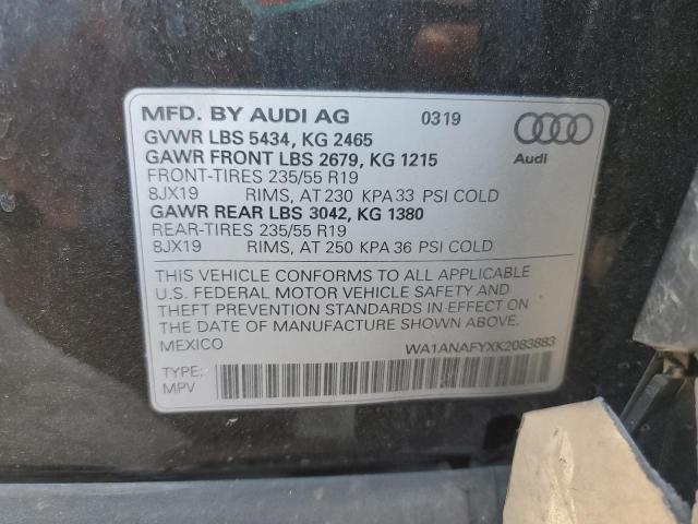 2019 AUDI Q5 PREMIUM - WA1ANAFYXK2083883