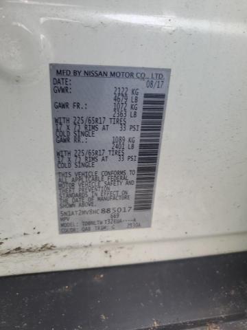 2017 NISSAN ROGUE SV - 5N1AT2MV8HC885017
