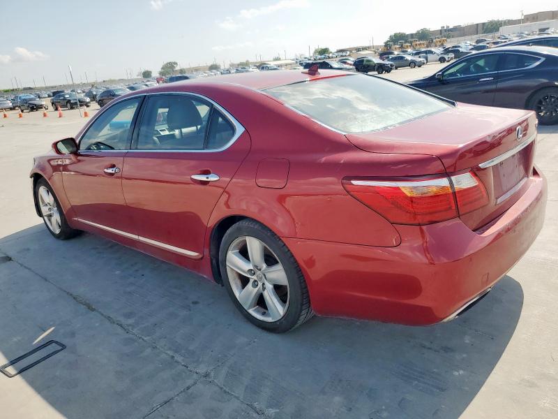 LEXUS LS 460L 2011 burgundy  gas JTHGL5EF5B5042720 photo #3