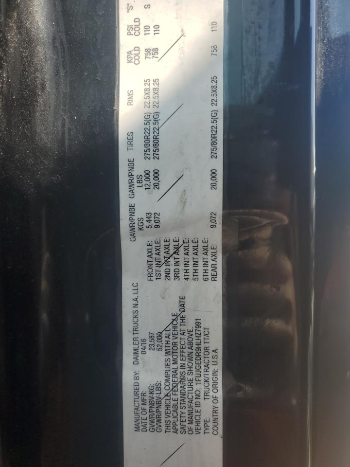 Lot #3182799235 2017 FREIGHTLINER CASCADIA 1