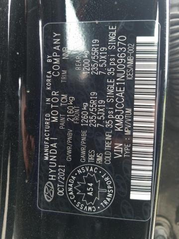 2022 HYUNDAI TUCSON SEL KM8JCCAE1NU096370