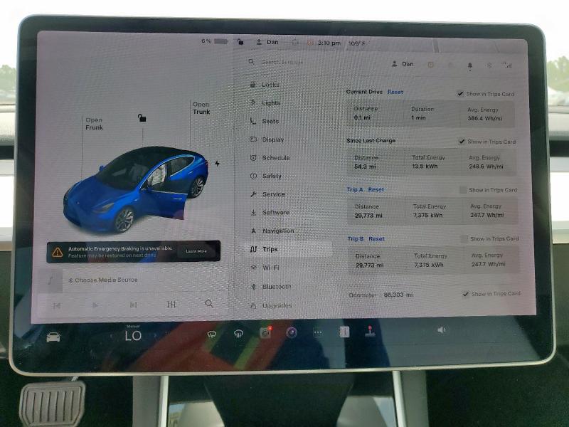 2019 TESLA MODEL 3 - 5YJ3E1EB9KF195485