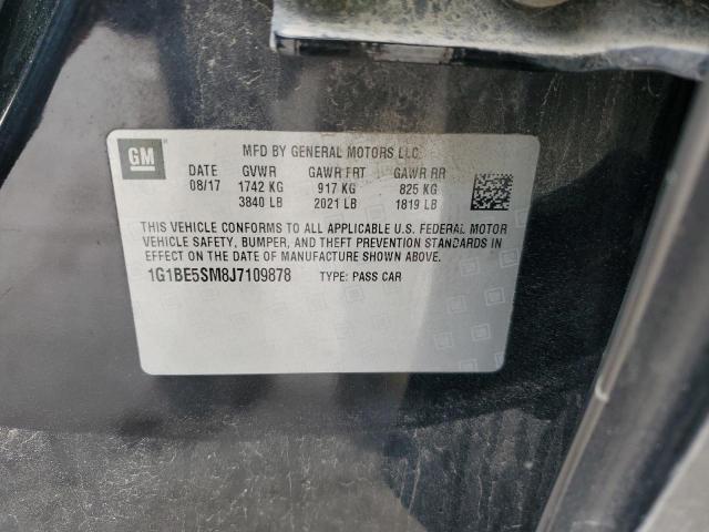 2018 CHEVROLET CRUZE LT 1G1BE5SM8J7109878