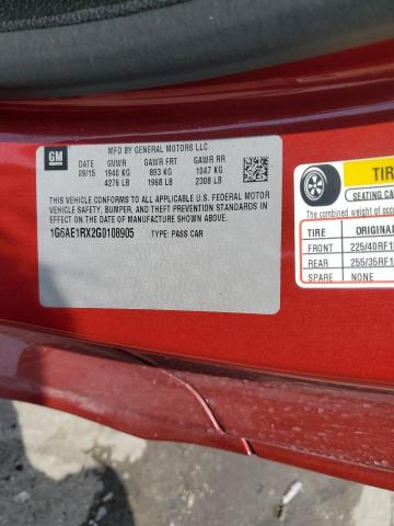 2016 CADILLAC ATS PREMIU 1G6AE1RX2G0108905