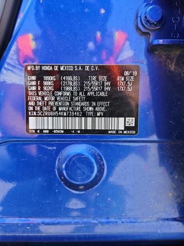 2019 HONDA HR-V EX 3CZRU6H54KM739462