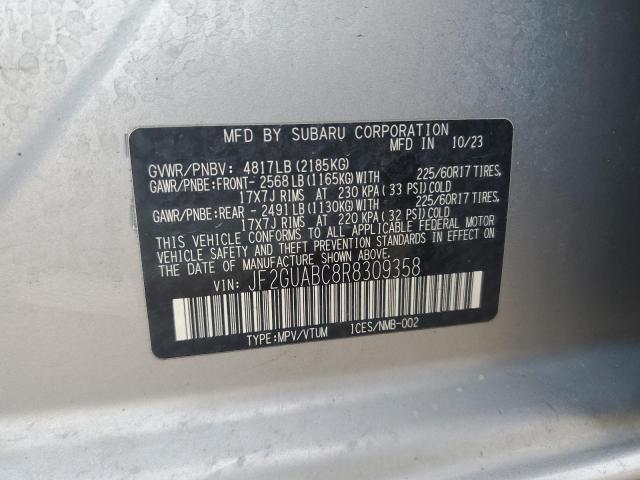 2024 SUBARU CROSSTREK - JF2GUABC8R8309358