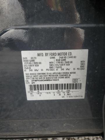 2021 FORD EDGE TITAN 2FMPK4K94MBA18223