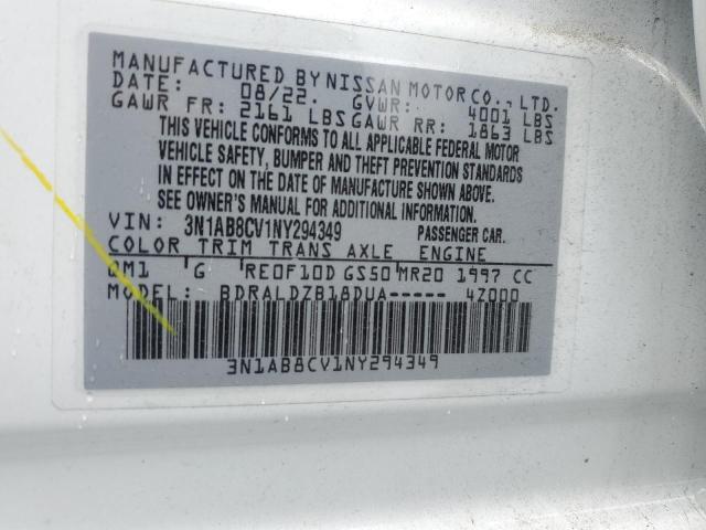 2022 NISSAN SENTRA SV - 3N1AB8CV1NY294349