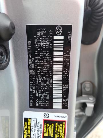2020 TOYOTA CAMRY TRD 4T1NZ1AK7LU044779