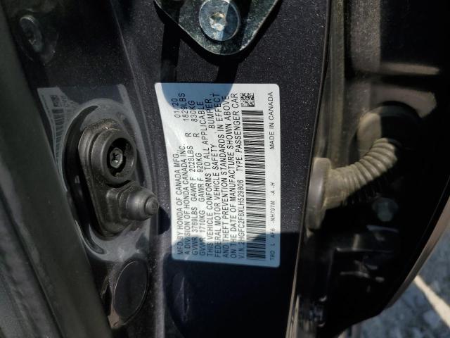 2020 HONDA CIVIC LX - 2HGFC2F6XLH529806