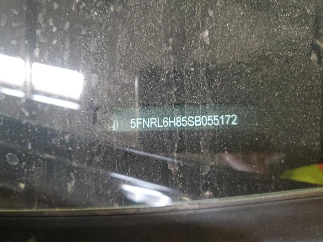 2025 HONDA ODYSSEY TO 5FNRL6H85SB055172