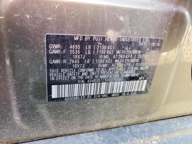 2017 SUBARU OUTBACK TO 4S4BSATCXH3275587