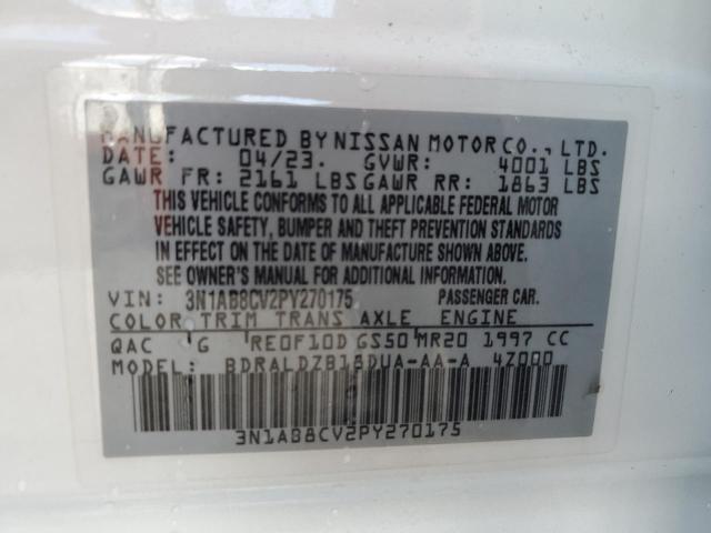 2023 NISSAN SENTRA SV 3N1AB8CV2PY270175