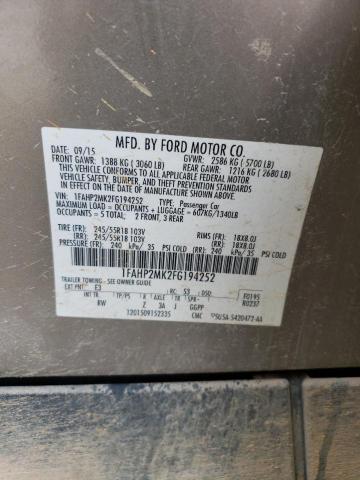 2015 FORD TAURUS POL 1FAHP2MK2FG194252