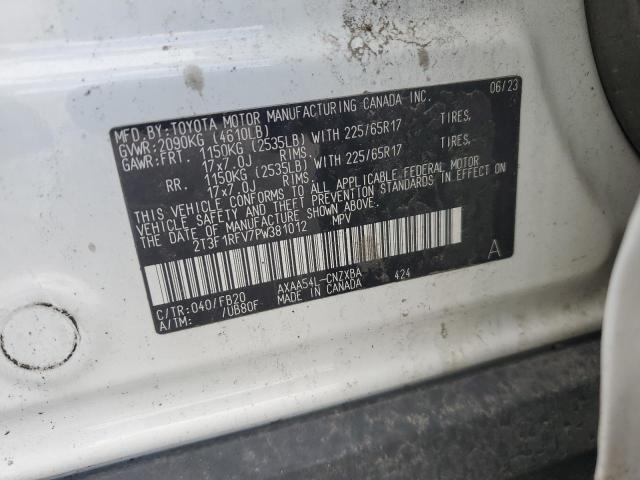 2023 TOYOTA RAV4 LE 2T3F1RFV7PW381012