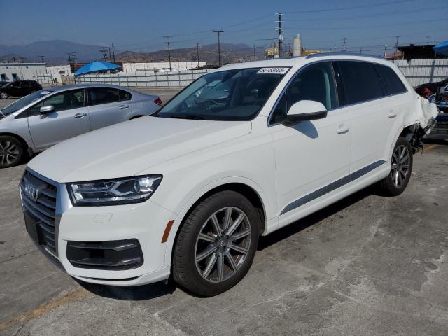 AUDI Q7 PREMIUM 2019 white  gas WA1AAAF70KD005815 photo #1