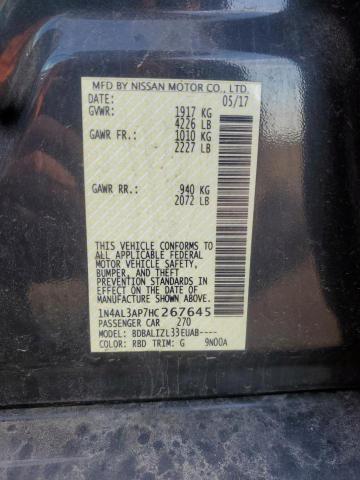 2017 NISSAN ALTIMA 2.5 - 1N4AL3AP7HC267645