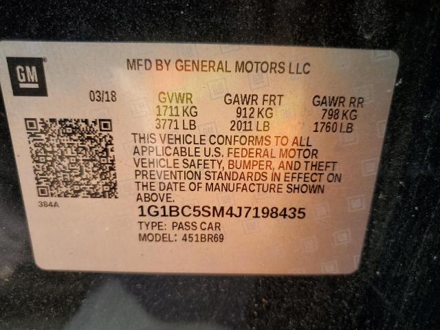 2018 CHEVROLET CRUZE LS 1G1BC5SM4J7198435