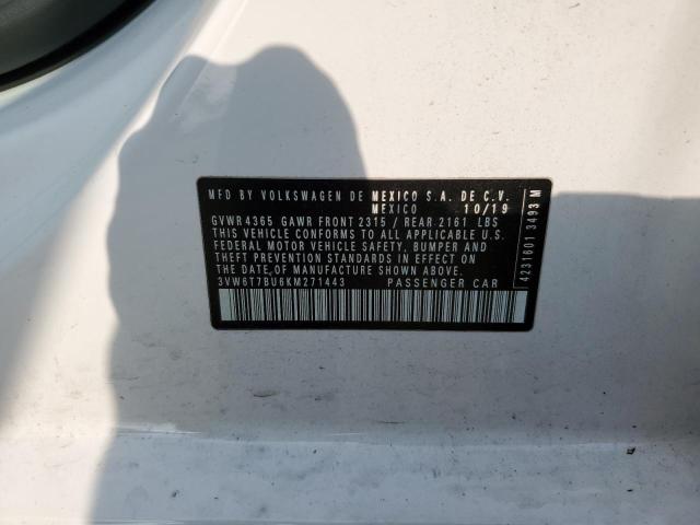 2019 VOLKSWAGEN JETTA GLI 3VW6T7BU6KM271443