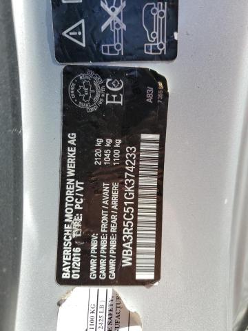 2016 BMW 435 XI - WBA3R5C51GK374233