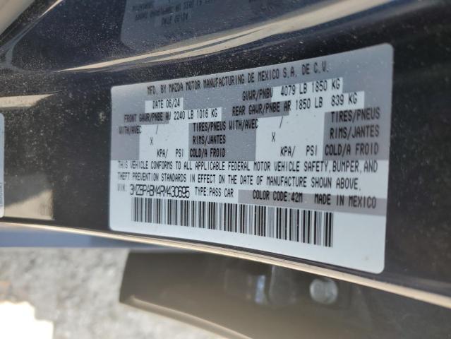 2024 MAZDA 3 SELECT S 3MZBPABM4RM430695