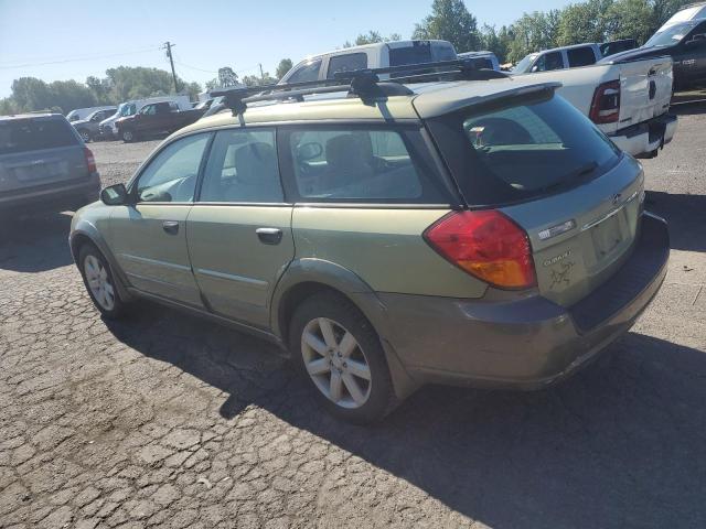 SUBARU OUTBACK 2006 green  gas 4S4BP61C967331221 photo #3