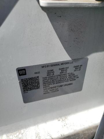 2022 CHEVROLET MALIBU LS 1G1ZB5ST1NF191494