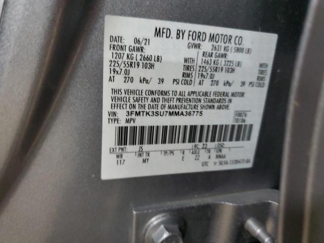 2021 FORD MUSTANG MA 3FMTK3SU7MMA36775