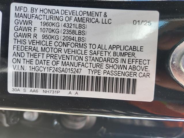 2025 HONDA ACCORD LX 1HGCY1F24SA015247