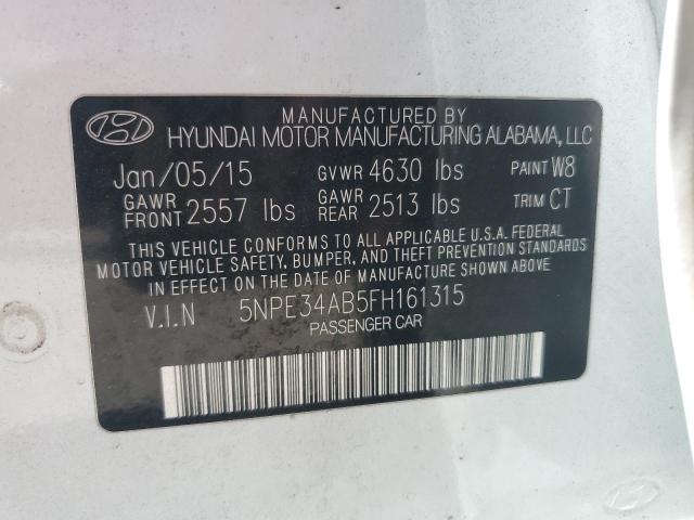 2015 HYUNDAI SONATA SPO 5NPE34AB5FH161315